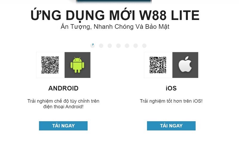 Hướng dẫn tải app W88 cho điện thoại Android - iOS